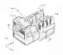 Fig. 01 - Communication jack with two jackwire contacts mounted on a finger of a flexible printed circuit board