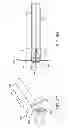 Fig. 12 - Percutaneous atrial and ventricular septal defect closure device