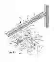 Fig. 22 - Method of positioning and installing a panel member on a floor-to-ceiling partition wall frame assembly