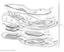Fig. 01 - Sole structures and articles of footwear having plate moderated fluid-filled bladders and/or foam type impact force attenuation members
