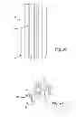 Fig. 16 - Reversible door assembly for partition wall