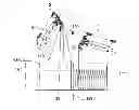 Fig. 01 - Packing equipment with two restraining members