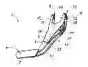 Fig. 01 - PEDAL WITH A « TT » (« PI ») SECTION PROVIDED WITH TILTED RIBS FOR REINFORCEMENT IN TORSION