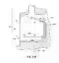 Fig. 15 - FIRE GRATE FOR ENHANCED COMBUSTION WITH VERTICAL AND HORIZONTAL EXPANSION SLEEVES