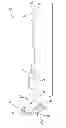 Fig. 01 - Steam mop with grout cleaning tool and method