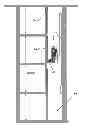 Fig. 01 - ELEVATOR HAVING A MINIMAL ELEVATOR SHAFT WELL DEPTH AND A PERMANENT PROTECTIVE SPACE