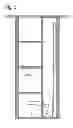 Fig. 04 - ELEVATOR HAVING A MINIMAL ELEVATOR SHAFT WELL DEPTH AND A PERMANENT PROTECTIVE SPACE
