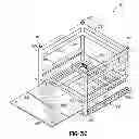 Fig. 35 - Container having metal outer frame for supporting L-shaped tracks