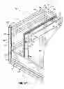 Fig. 36 - Container having metal outer frame for supporting L-shaped tracks