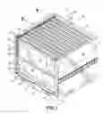 Fig. 02 - Container having metal outer frame for supporting L-shaped tracks