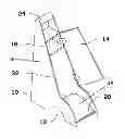 Fig. 01 - Storage container for bathroom cleaning utensils