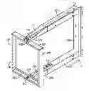 Fig. 01 - Center pivot swing-out wall rack
