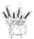 Fig. 01 - Telescoping current path structure for dual tank dead tank circuit breaker with parallel resistor assembly