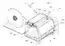 Fig. 01 - Paper ejector unit for use with a printing mechanism of a printer having a paper transport path