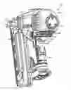 Fig. 01 - Motor and electronics cooling system for a high power cordless nailer
