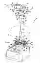 Fig. 01 - Food processing device with an externally operated adjustment mechanism