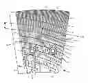 Fig. 01 - Refiner plate with gradually changing geometry