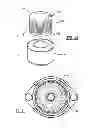 Fig. 07 - Bolt through hydraulic mount with and without a decoupler