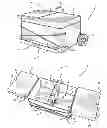 Fig. 01 - Insulated cooler with pole receiving channel