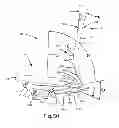 Fig. 34 - Chair back mechanism and control assembly