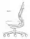 Fig. 74 - Chair back mechanism and control assembly