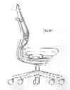 Fig. 75 - Chair back mechanism and control assembly