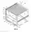 Fig. 09 - Container having movable support member assemblies for supporting dunnage and movable door