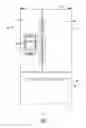 Fig. 02 - Refrigerator with stepped liner to hide seam between liner and false wall