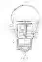 Fig. 12 - Lamp having outer shell to radiate heat of light source