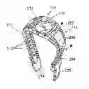 Fig. 01 - Watch strap with interchangeable indicia