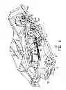Fig. 16 - Dipper door latch with locking mechanism