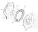 Fig. 01 - Regenerative-type fluid machinery having a guide vane on a channel wall