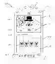 Fig. 01 - Gaming System and Method With Juxtaposed Mirror and Video Display
