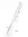 Fig. 03 - Ball bat with optimized barrel wall spacing and improved end cap