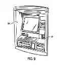 Fig. 08 - Automated teller machine with an encrypting card reader and an encrypting pin pad