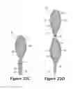 Fig. 30 - Article of footwear having an upper with knitted elements