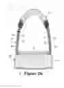 Fig. 34 - Article of footwear having an upper with knitted elements