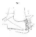 Fig. 02 - Shoe-mounted pants cuff protective device