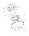Fig. 04 - FIREARM ACCESSORY CLAMP MOUNT HAVING ROTATABLE LOCKING LEVER AND LOWER ADJUSTMENT NUT