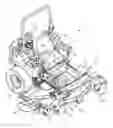 Fig. 01 - Lawn mower with transport lock