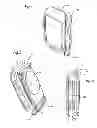 Fig. 05 - Reversible wrist strap insert and curved cutout for centering wrist strap