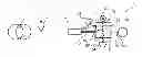 Fig. 01 - Fluid interface between fluid lines of differing cross-sectional area