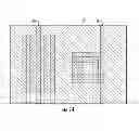 Fig. 10 - Planar electric board with pliable wings and system for sensing components along three coordinate axis of inner forces in a block made of a building material