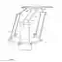 Fig. 03 - Delta robot with omni wheeled base