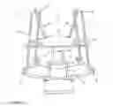 Fig. 05 - Delta robot with omni wheeled base