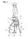 Fig. 04 - PHYSICAL ASSISTANCE DEVICE CONFIGURABLE INTO A WALKER/ROLLATOR, SEAT OR TRANSPORT CHAIR
