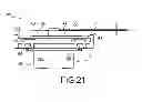 Fig. 12 - Flexure element where the gap between the first arm and the second arm or between an arm and the strain generating region are equal to or smaller than one half the thickness