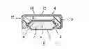 Fig. 01 - Electrochemical gas sensor and mounting structure therefor