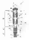 Fig. 01 - CONTINUOUS CATALYST REGENERATION REACTOR WITH DEFLECTOR MEANS FOR DEFLECTING THE FLOW OF CATALYST IN THE OXYCHLORINATION ZONE