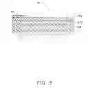 Fig. 10 - Light emitting diode with three-dimensional nano-structures on a semiconductor layer and an active layer